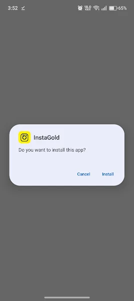 Home feed overview in Insta Gold